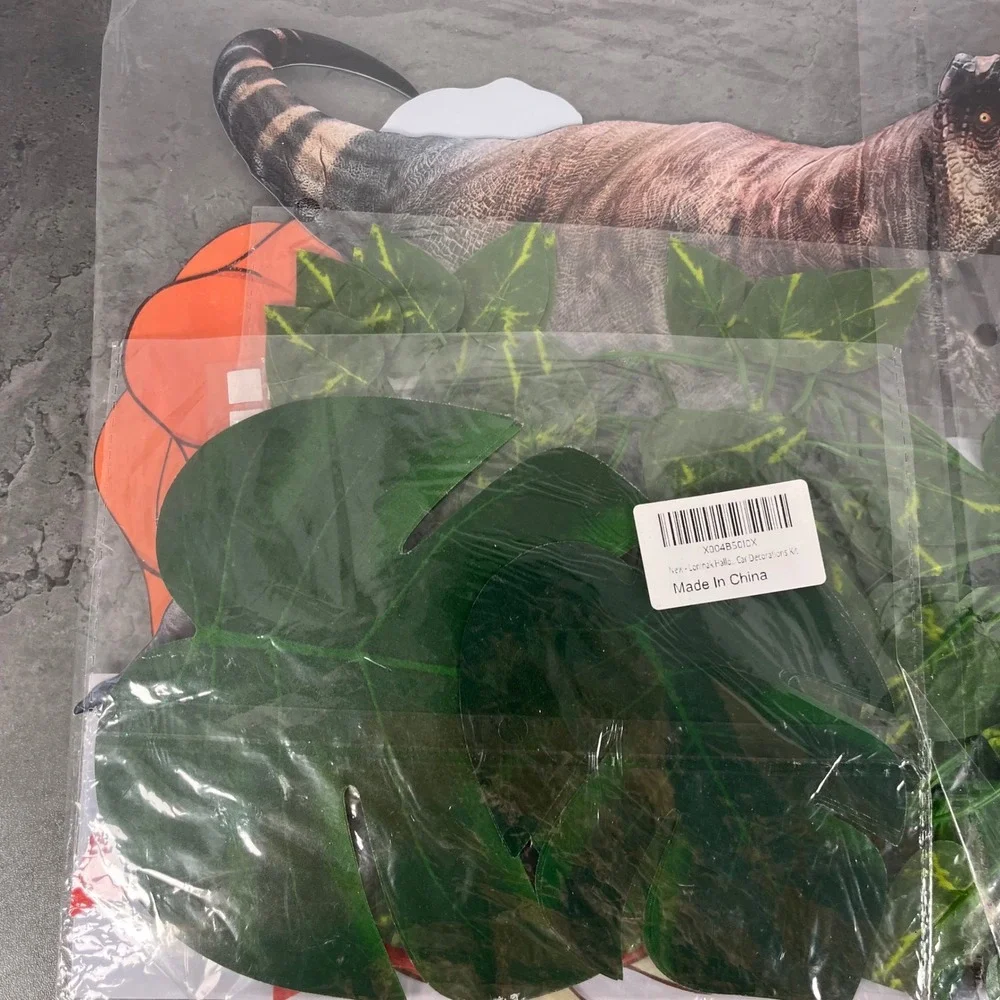 Jurassic T Rex Wind Zone‎ Halloween Car Decorations Kit New Sealed